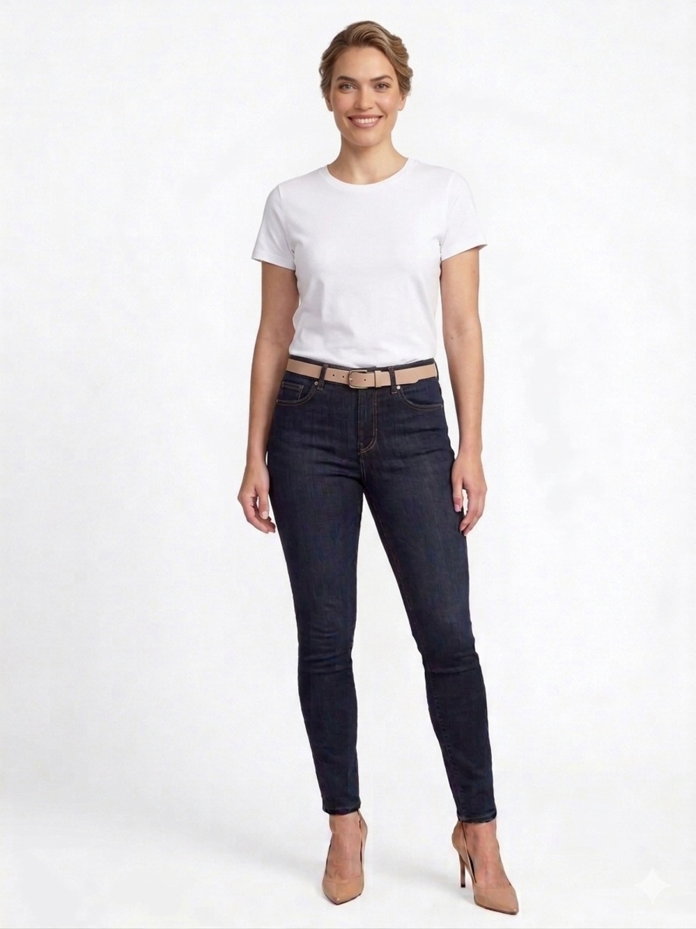 Old Navy Original Mid-Rise Dark Wash Ankle Jeans - 8L
